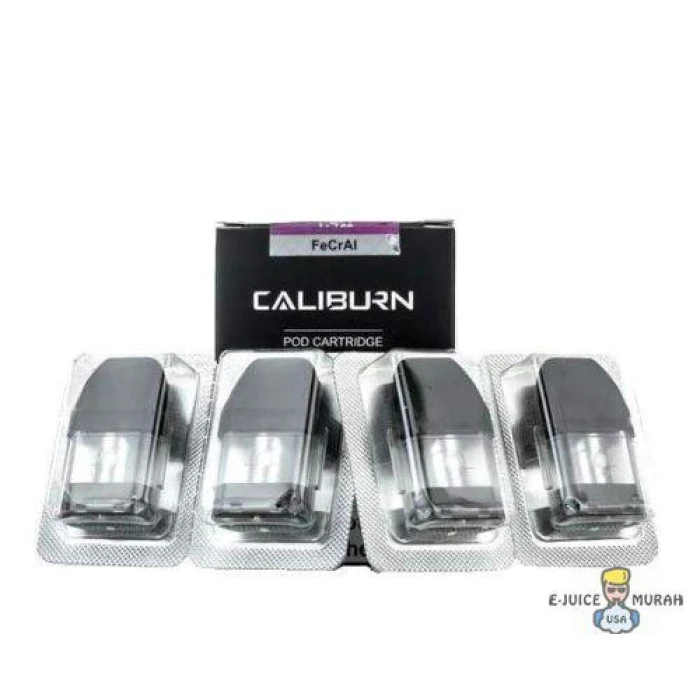 UWELL Caliburn Replacement Pods / Cartridges 1.4ohm x 4 Per Pack