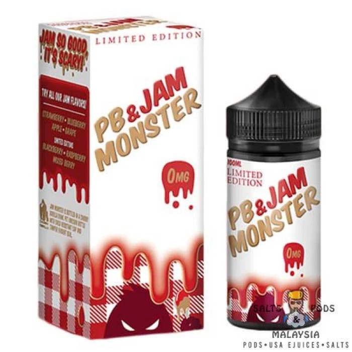 JAM MONSTER EJUICE - STRAWBERRY PB & JAM - 100ML