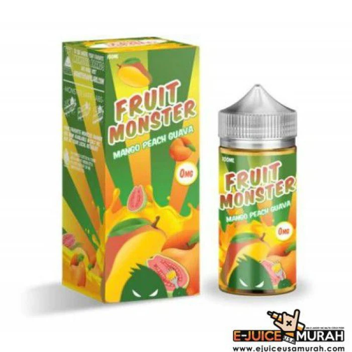 FRUIT MONSTER BY JAM MONSTER EJUICE - MANGO PEACH GUAVA - 100ML FRUIT MONSTER BY JAM MONSTER EJUICE - MANGO PEACH GUAVA - 100ML