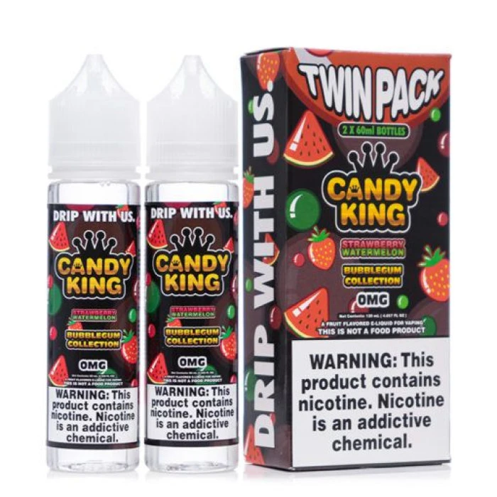 BUBBLEGUM COLLECTION BY CANDY KING - STRAWBERRY WATERMELON - 60ML BUBBLEGUM COLLECTION BY CANDY KING - STRAWBERRY WATERMELON - 60ML