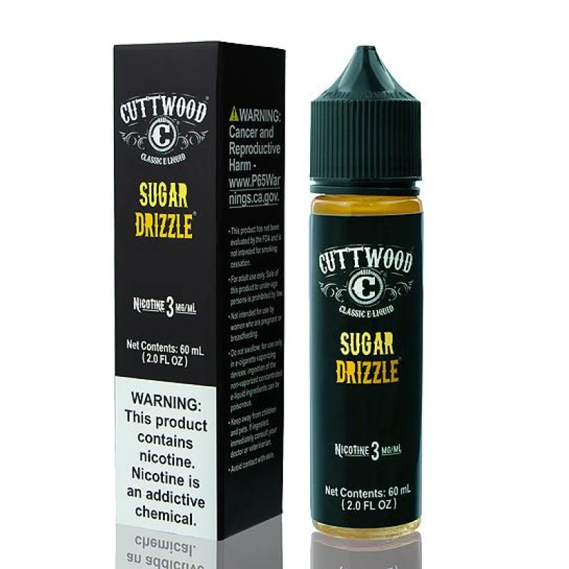 CUTTWOOD E-LIQUIDS - SUGAR DRIZZLE - 60ML CUTTWOOD E-LIQUIDS - SUGAR DRIZZLE - 60ML