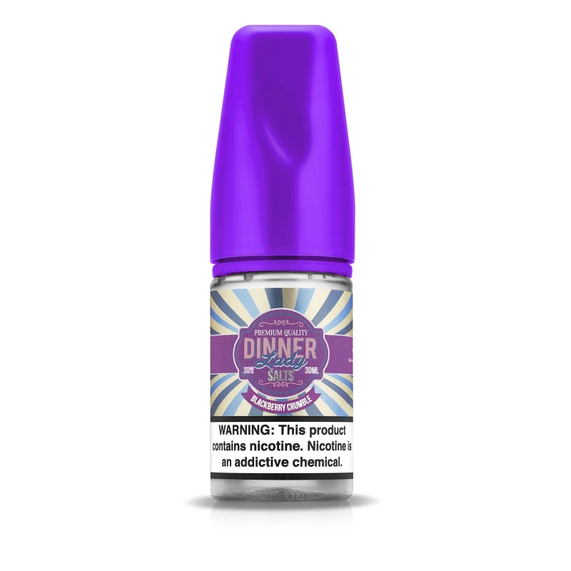 DINNER LADY SALTS DESSERTS - BLACKBERRY CRUMBLE NIC SALT - 30ML DINNER LADY SALTS DESSERTS - BLACKBERRY CRUMBLE NIC SALT - 30ML