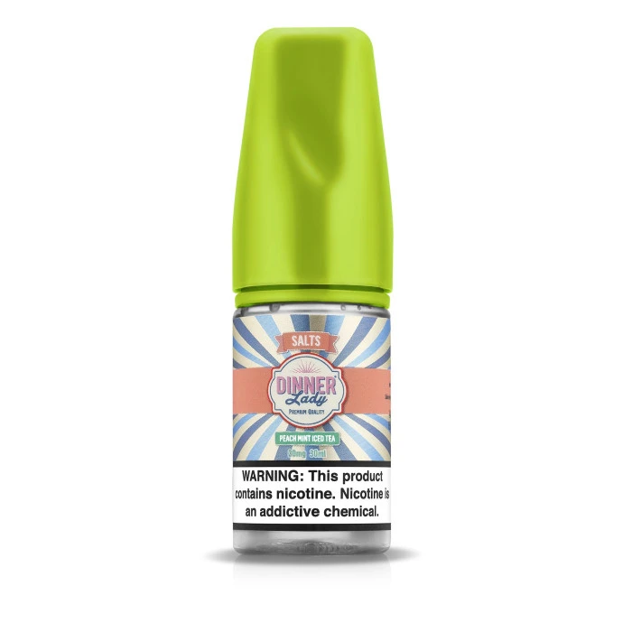 DINNER LADY SALTS DRINKS - PEACH ICE TEA NIC SALT - 30ML