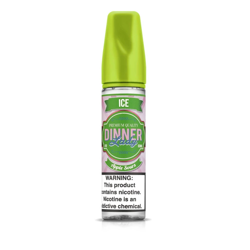 DINNER LADY SWEETS  - APPLE SOURS ICE - 60ML