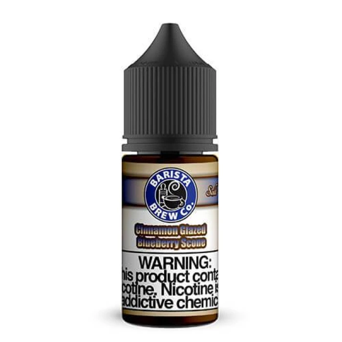 BARISTA BREW CO SALTS - CINNAMON GLAZED BLUEBERRY SCONE - 30ML