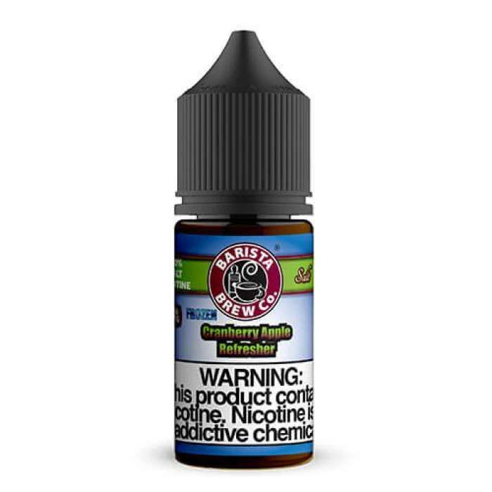 BARISTA BREW CO SALTS - FROZEN CRANBERRY APPLE REFRESHER - 30ML
