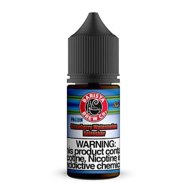 BARISTA BREW CO SALTS - FROZEN STRAWBERRY WATERMELON REFRESHER - 30ML BARISTA BREW CO SALTS - FROZEN STRAWBERRY WATERMELON REFRESHER - 30ML