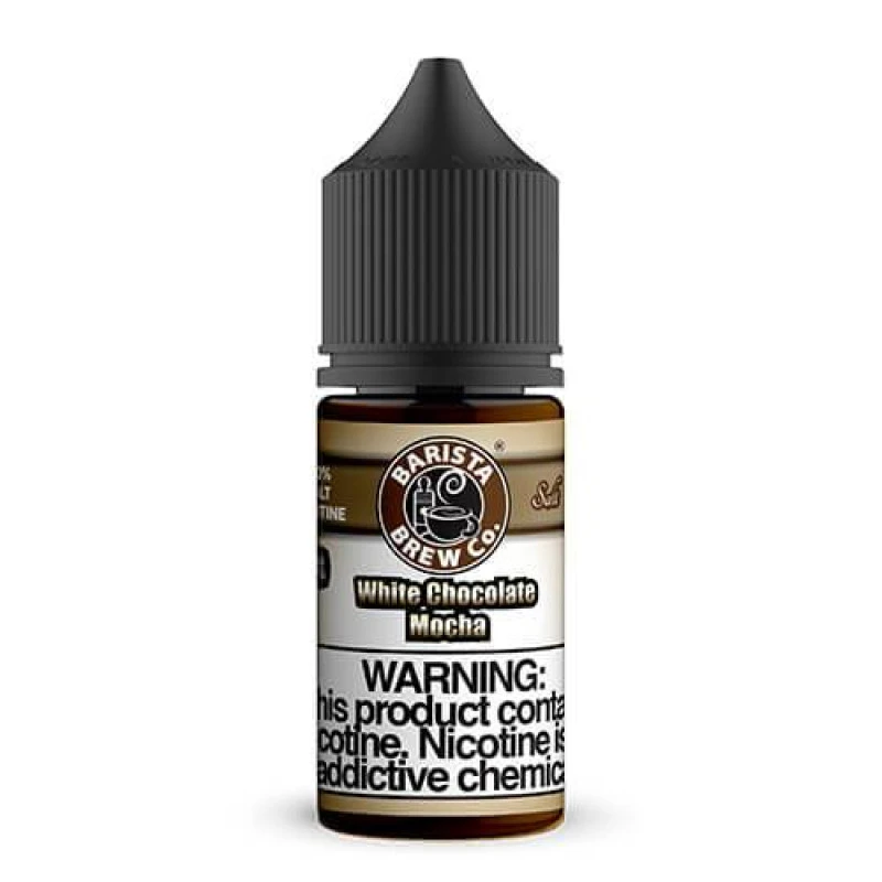 BARISTA BREW CO SALTS - WHITE CHOCOLATE MOCHA - 30ML BARISTA BREW CO SALTS - WHITE CHOCOLATE MOCHA - 30ML
