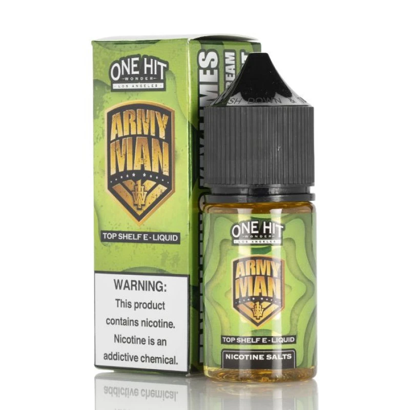 ONE HIT WONDER NIC SALTS - ARMY MAN - 30ML ONE HIT WONDER NIC SALTS - ARMY MAN - 30ML