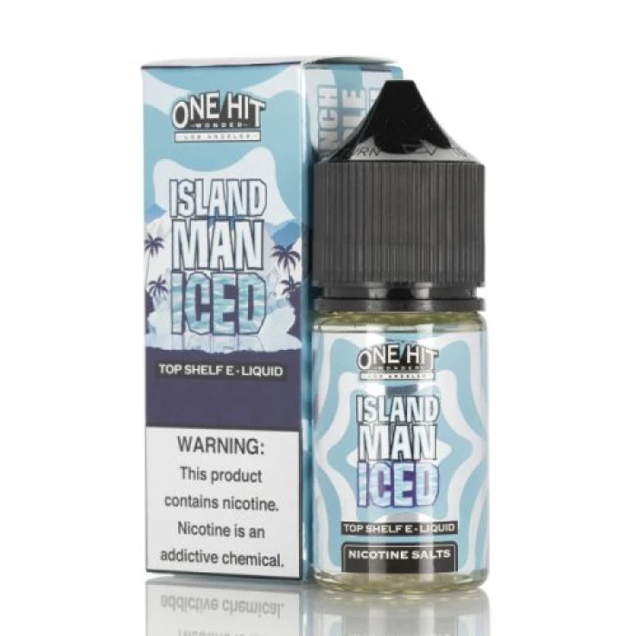 ONE HIT WONDER NIC SALTS - ISLAND MAN ICED - 30ML