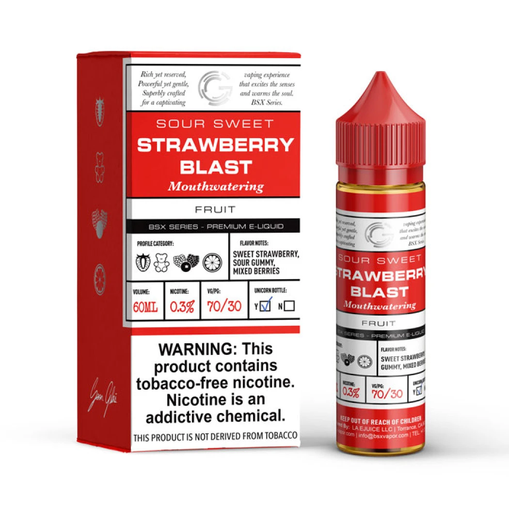 GLAS BASIX BSX Series - Strawberry Blast - 60ml