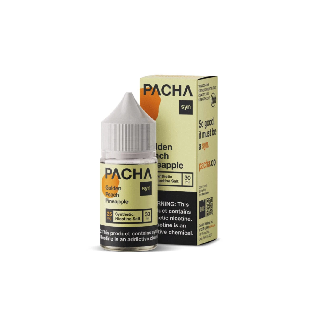 PACHAMAMA SYN SALTS TFN - GOLDEN PEACH PINEAPPLE - 30ML