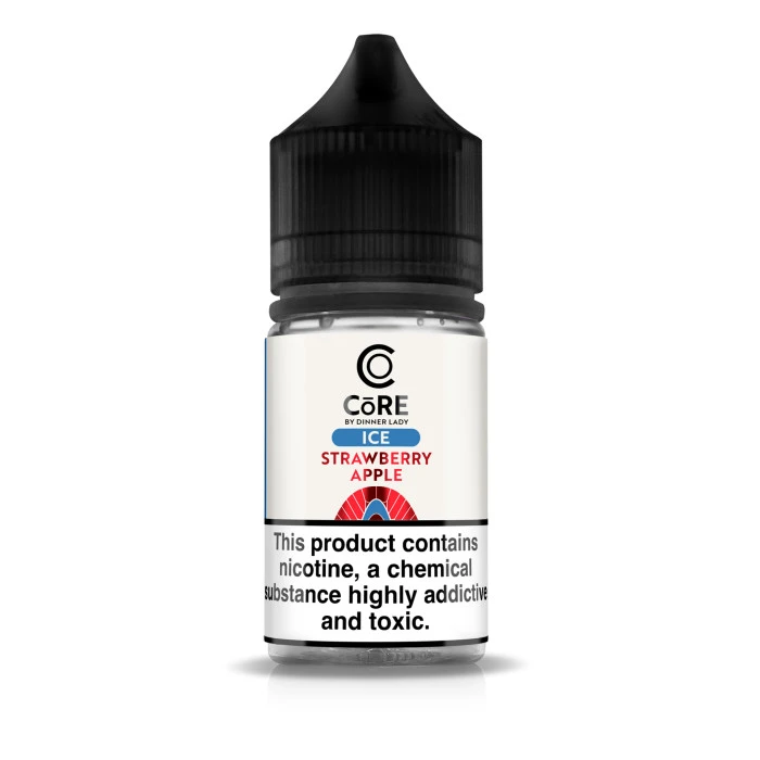 CORE SALT BY DINNER LADY - STRAWBERRY APPLE ICE - 30ML CORE SALT BY DINNER LADY - STRAWBERRY APPLE ICE - 30ML