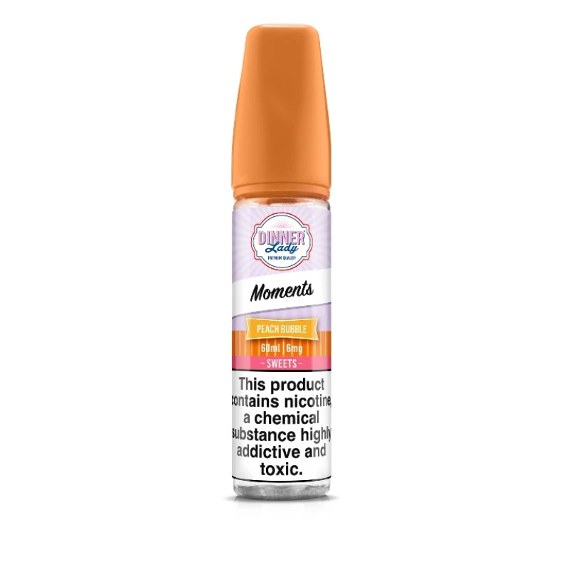 DINNER LADY MOMENTS - PEACH BUBBLE - 60ML