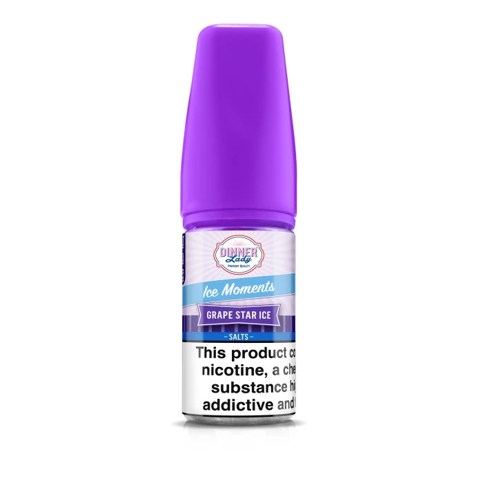Dinner Lady Moments Salt - Grape Star Ice - 30ml