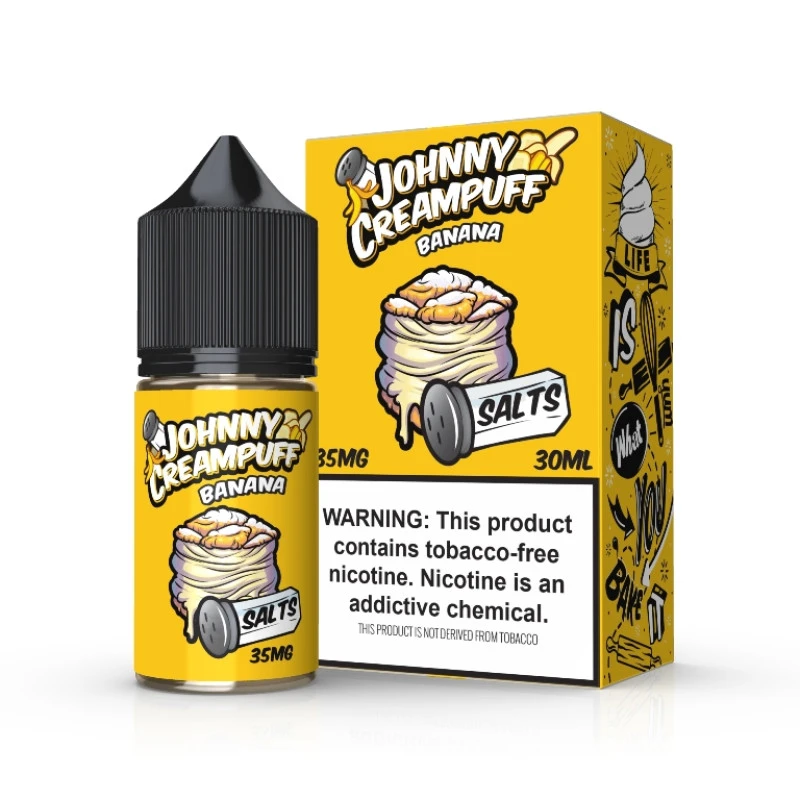 JOHNNY CREAMPUFF SALTS - BANANA - 30ML