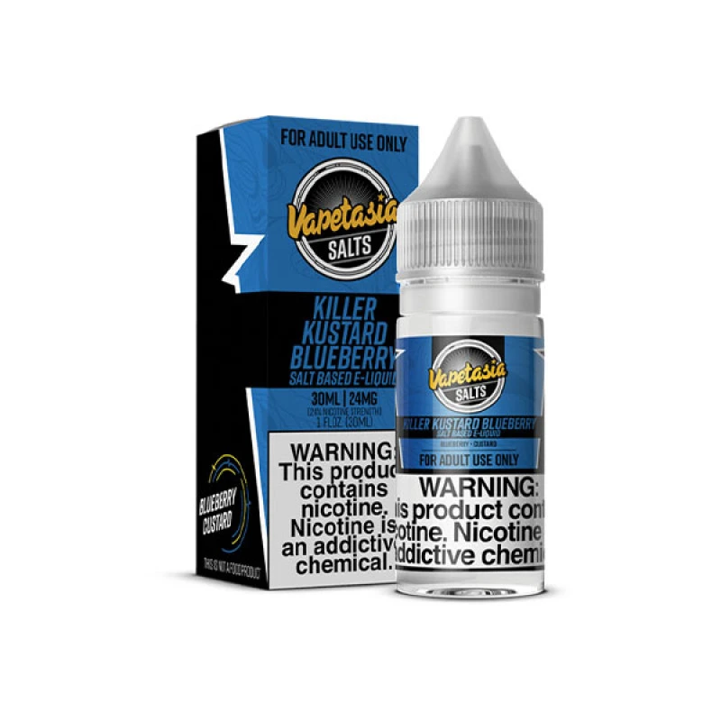 VAPETASIA SALTS - KILLER KUSTARD BLUEBERRY - 30ML VAPETASIA SALTS - KILLER KUSTARD BLUEBERRY - 30ML