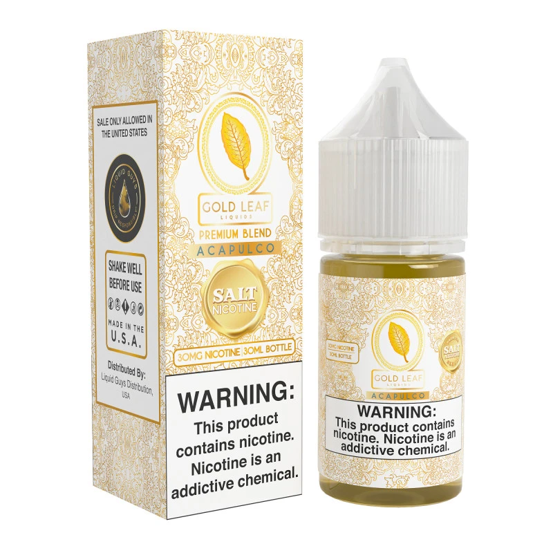 GOLD LEAF SALT - ACAPULCO - 30ML GOLD LEAF SALT - ACAPULCO - 30ML