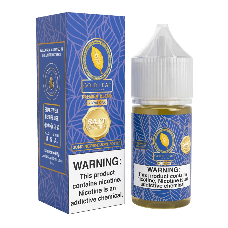 GOLD LEAF SALT - ROYAL OAK - 30ML GOLD LEAF SALT - ROYAL OAK - 30ML