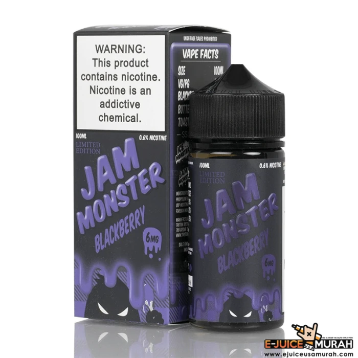 Jam Monster E-Juice - Blackberry (Limited Edition) - 100ml