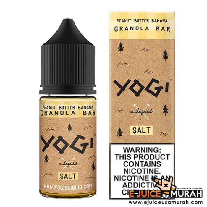 YOGI ELIQUID SALTS - PEANUT BUTTER BANANA YOGI SALT - 30ML YOGI ELIQUID SALTS - PEANUT BUTTER BANANA YOGI SALT - 30ML