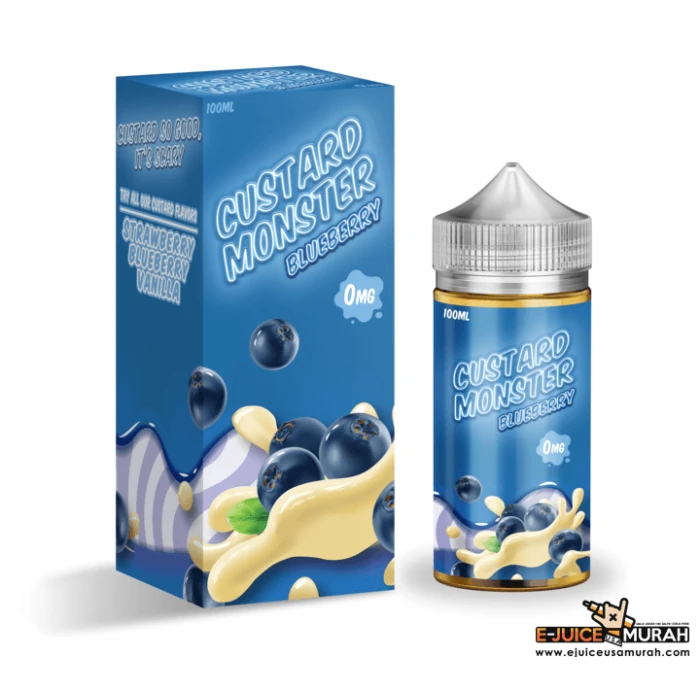 CUSTARD MONSTER BY JAM MONSTER - BLUEBERRY CUSTARD - 100ML