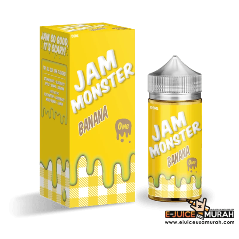 JAM MONSTER EJUICE - BANANA - 100ML