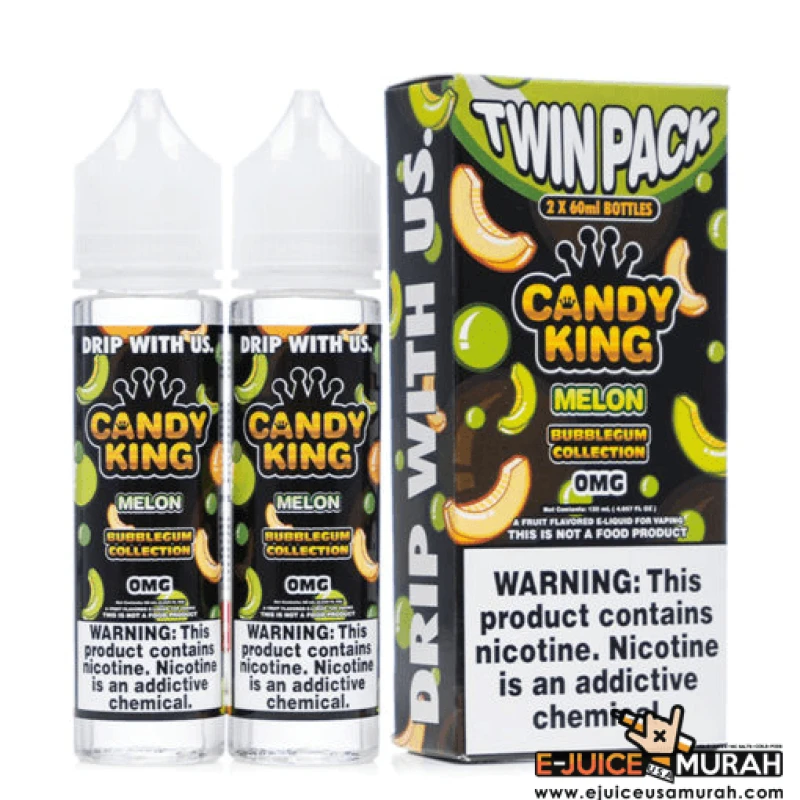 BUBBLEGUM COLLECTION BY CANDY KING - MELON - 60ML BUBBLEGUM COLLECTION BY CANDY KING - MELON - 60ML