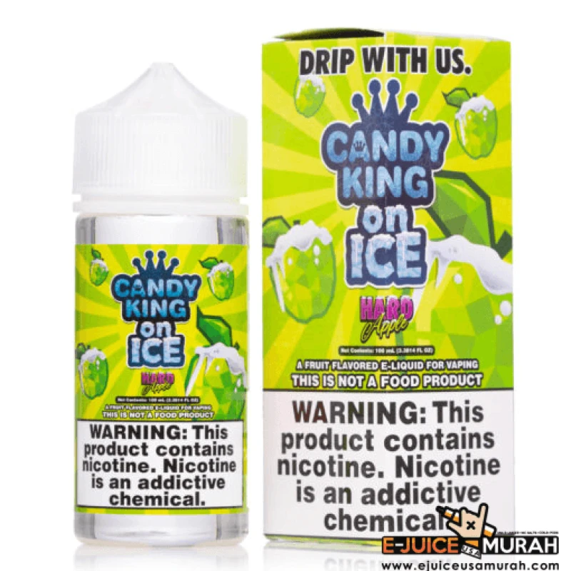 CANDY KING ON ICE - HARD APPLE - 100ML CANDY KING ON ICE - HARD APPLE - 100ML