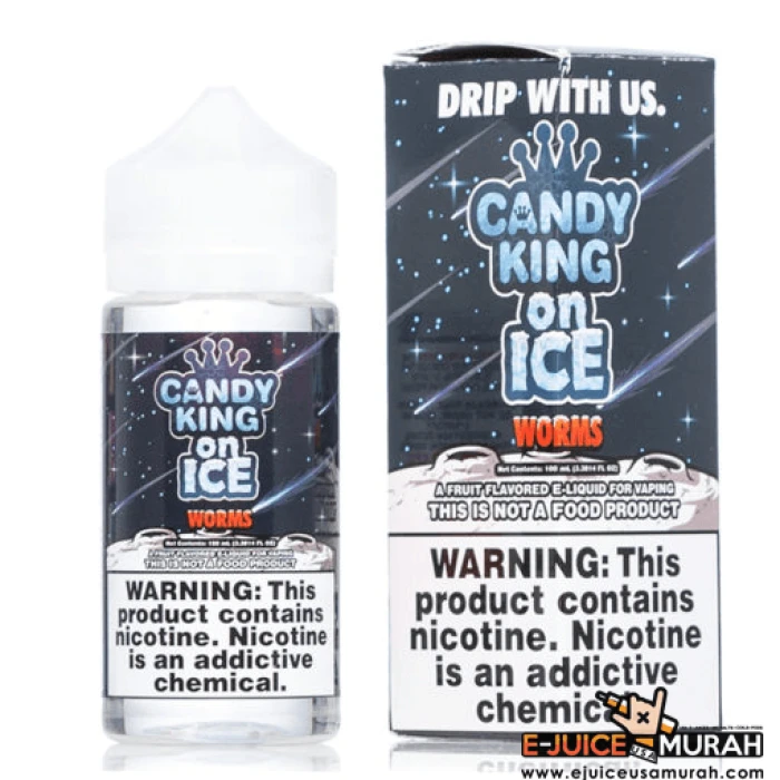 CANDY KING ON ICE - WORMS - 100ML