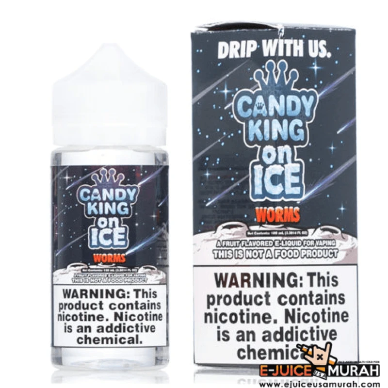 CANDY KING ON ICE - WORMS - 100ML