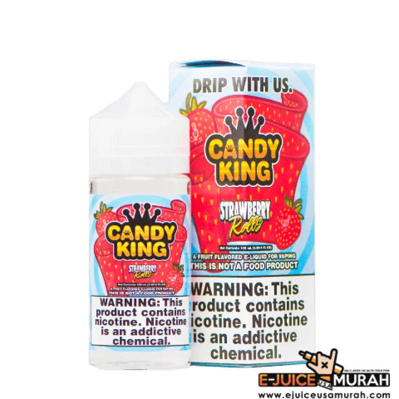CANDY KING - STRAWBERRY ROLLS - 100ML CANDY KING - STRAWBERRY ROLLS - 100ML