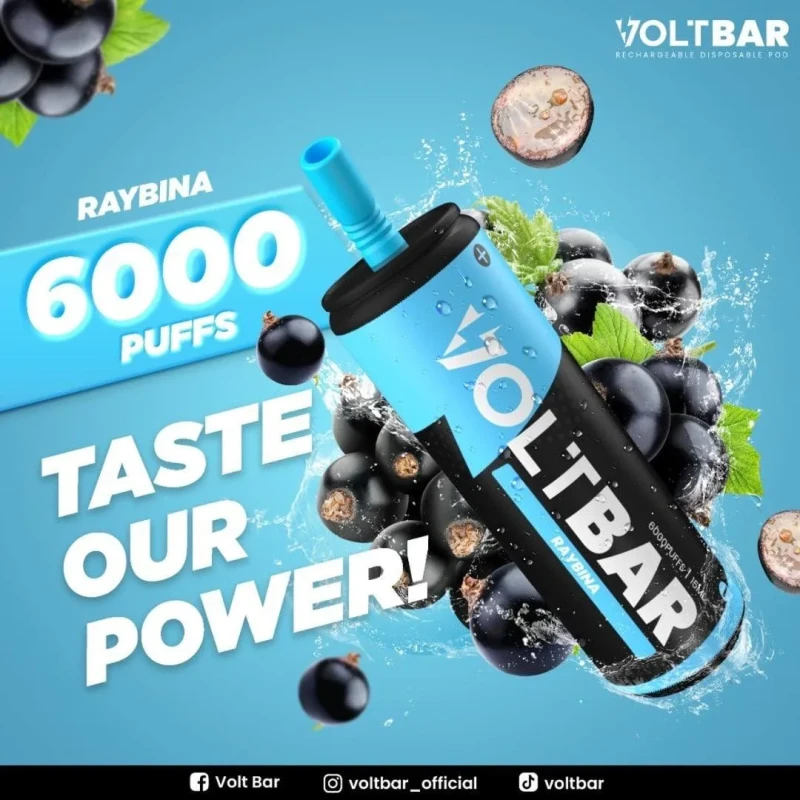 VOLTBAR DISPOSABLE 6000 PUFFS POD
