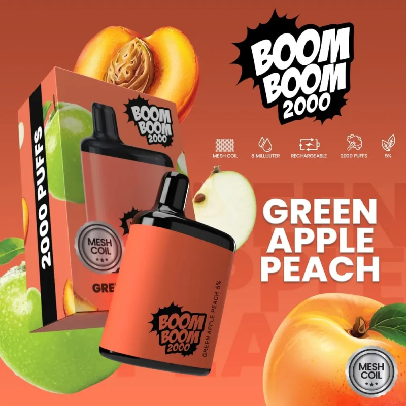 BOOM BOOM DISPOSABLE 2000 PUFFS POD