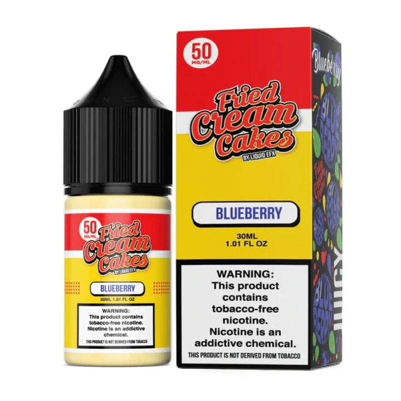 Liquid EFX Fried Cream Cakes Salt - Blueberry - 30ml Liquid EFX Fried Cream Cakes Salt - Blueberry - 30ml