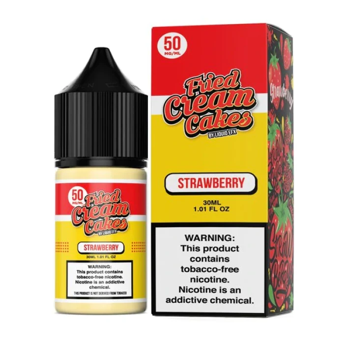 LIQUID EFX FRIED CREAM CAKES SALT - STRAWBERRY - 30ML LIQUID EFX FRIED CREAM CAKES SALT - STRAWBERRY - 30ML