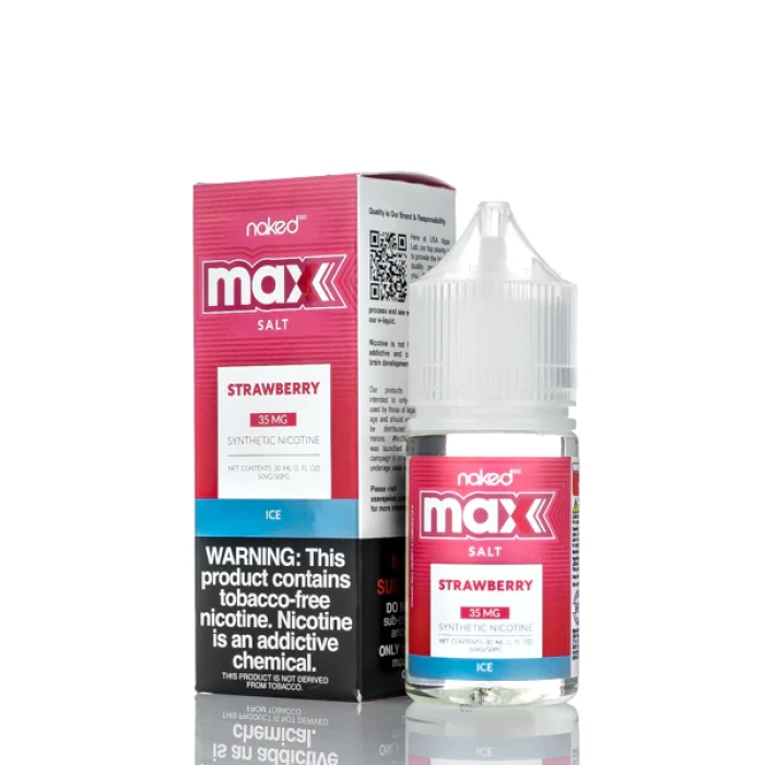 NAKED NKD 100 TFN MAX SALT - STRAWBERRY ICE - 30ML