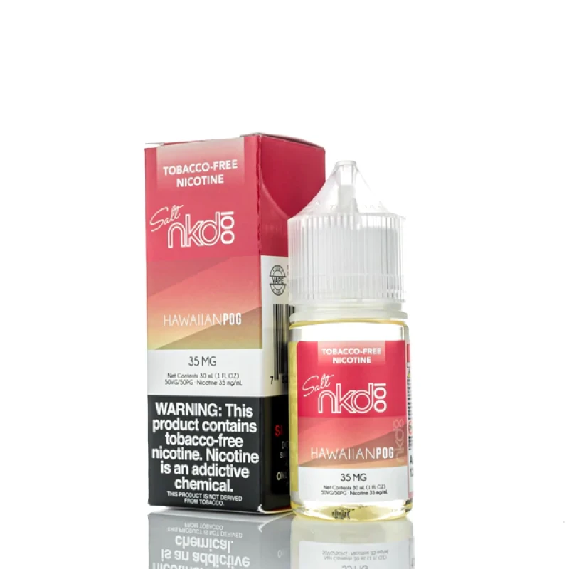 NAKED NKD 100 TFN SALT - HAWAIIAN POG - 30ML NAKED NKD 100 TFN SALT - HAWAIIAN POG - 30ML
