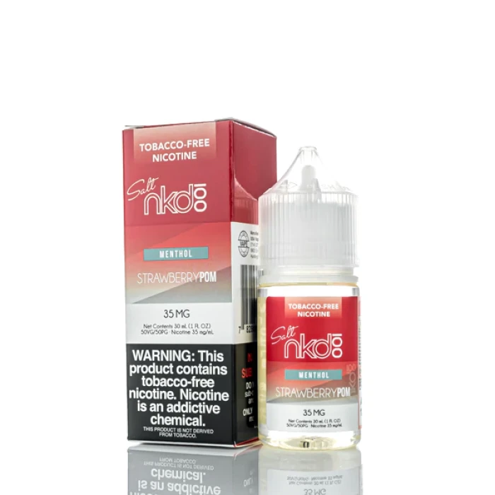 NAKED NKD 100 TFN SALT - STRAWBERRY POM (BRAIN FREEZE) - 30ML