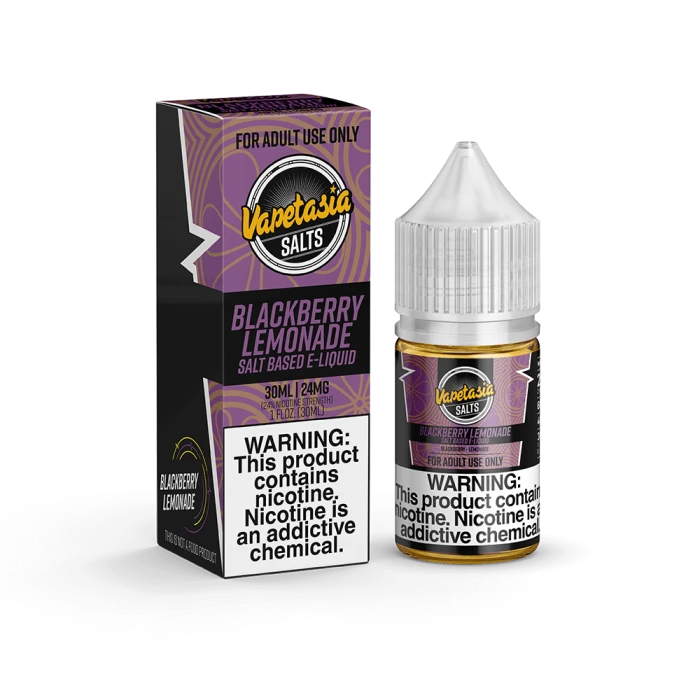 VAPETASIA EJUICE SALTS - BLACKBERRY LEMONADE - 30ML