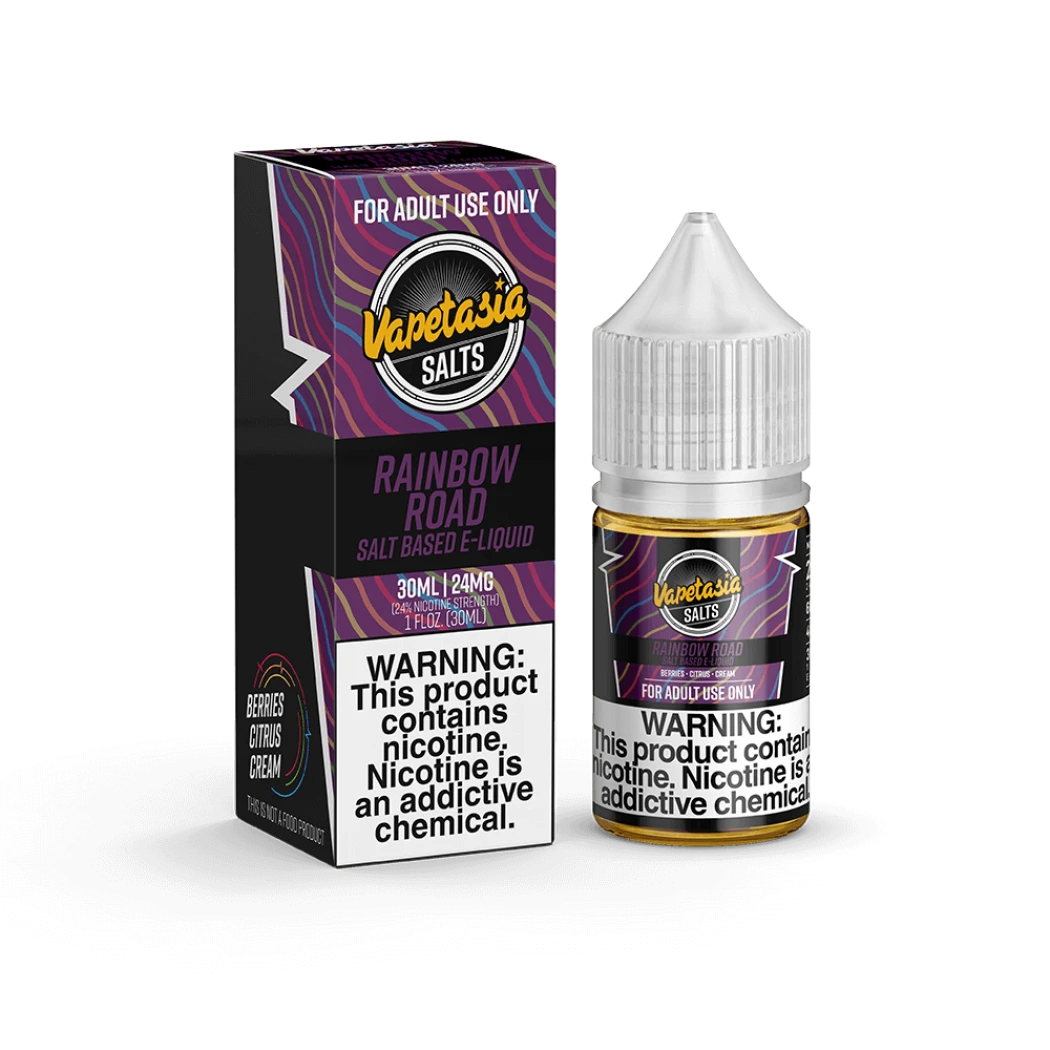 VAPETASIA EJUICE SALTS - RAINBOW ROAD - 30ML