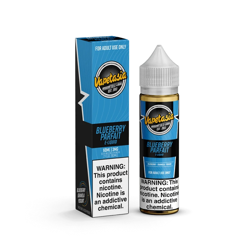 VAPETASIA ELIQUID - BLUEBERRY PARFAIT - 60ML