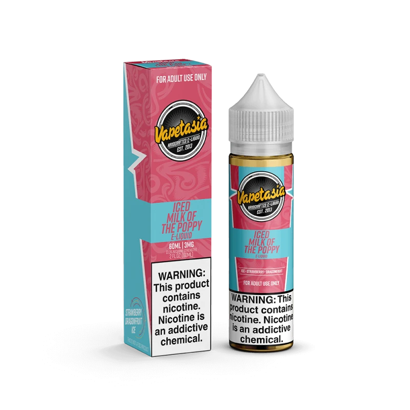 VAPETASIA ELIQUID - ICED MILK OF THE POPPY - 60ML