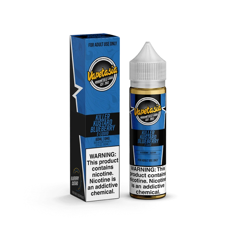VAPETASIA ELIQUID - KILLER KUSTARD BLUEBERRY - 60ML