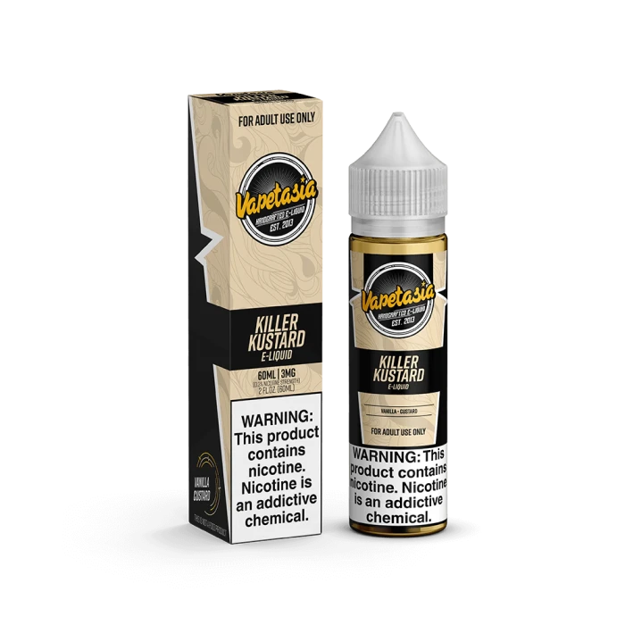 VAPETASIA ELIQUID - KILLER KUSTARD ORIGINAL - 60ML