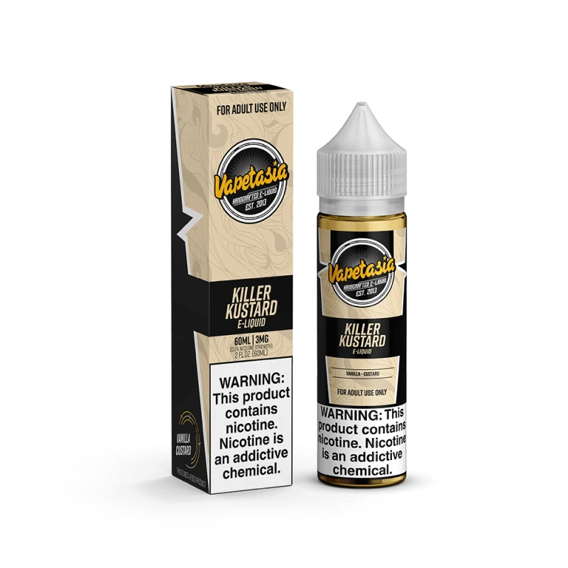 VAPETASIA ELIQUID - KILLER KUSTARD ORIGINAL - 60ML