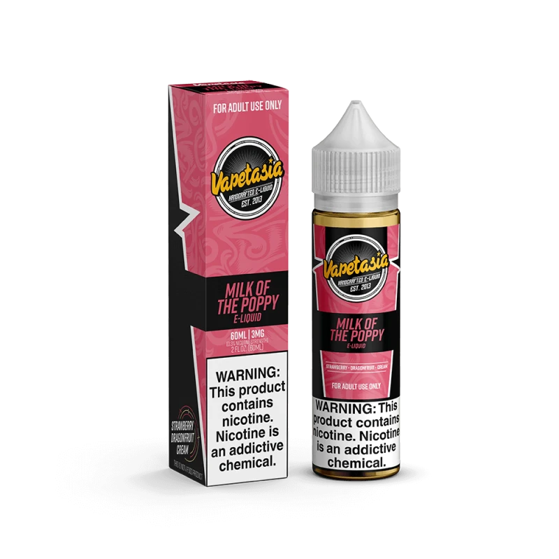 VAPETASIA ELIQUID - MILK OF POPPY - 60ML