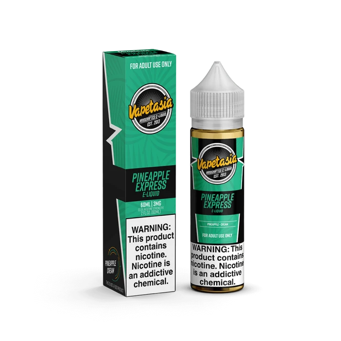 VAPETASIA ELIQUID - PINEAPPLE EXPRESS - 60ML