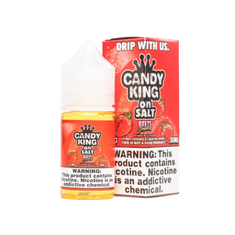 CANDY KING ON SALT - STRAWBERRY BELTS - 30ML CANDY KING ON SALT - STRAWBERRY BELTS - 30ML