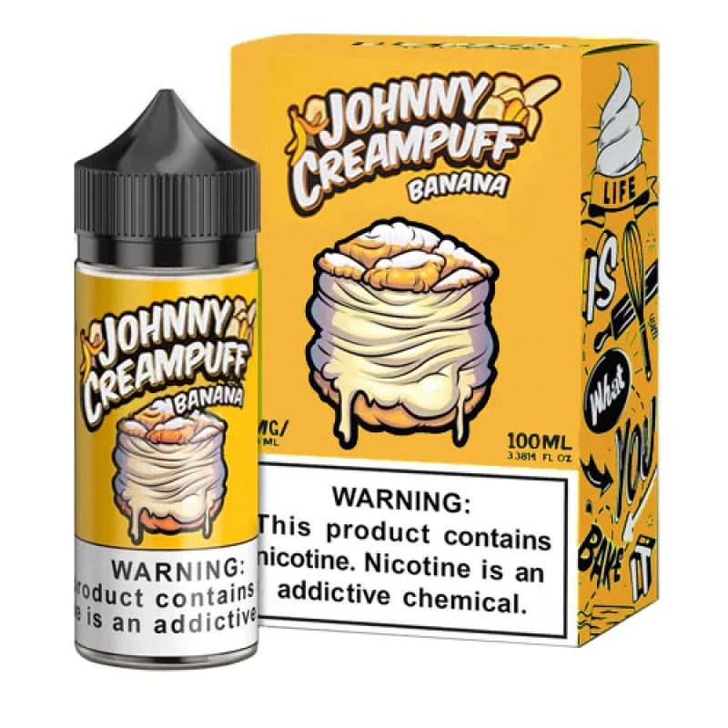 JOHNNY CREAMPUFF BY TINTED BREW - BANANA - 100ML JOHNNY CREAMPUFF BY TINTED BREW - BANANA - 100ML